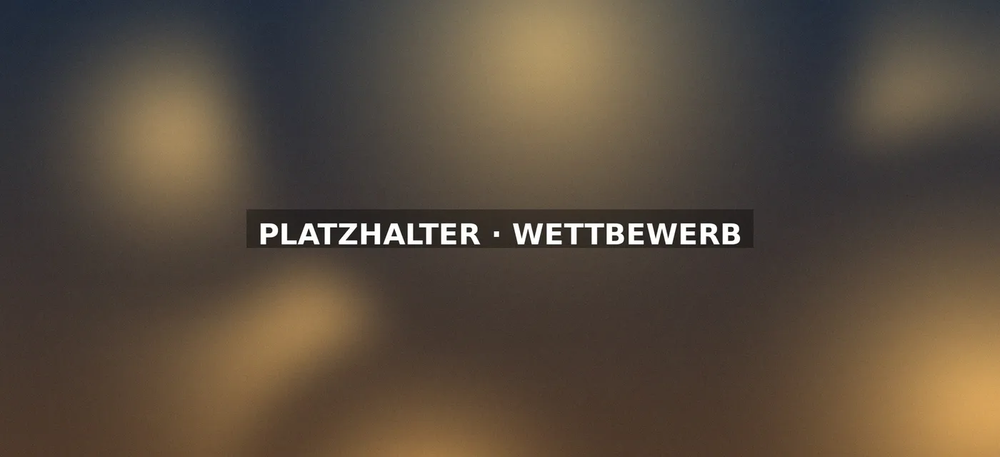 Die Brassband auf der Wettbewerbsbühne
