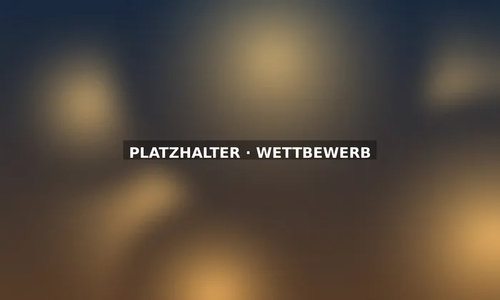 Die Brassband auf der Wettbewerbsbühne