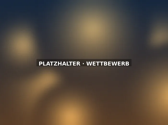 Die Brassband auf der Wettbewerbsbühne